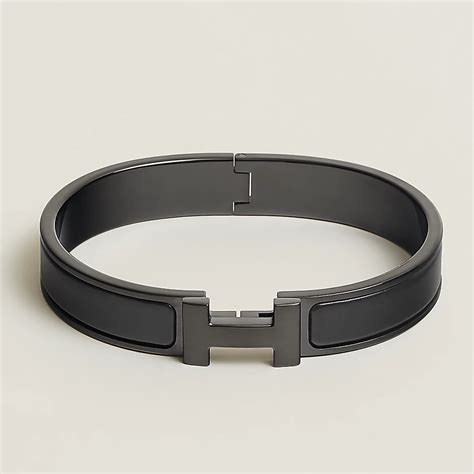 black leather hermes bracelet|Hermes leather wrap around bracelet.